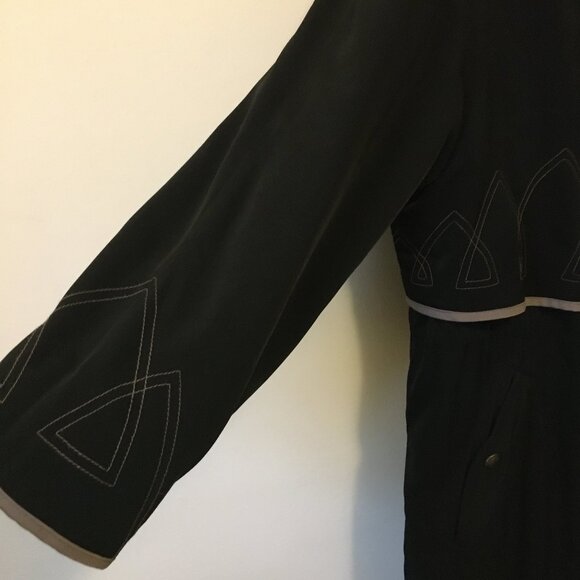 Vintage Eaton's Utex Arctic Stitched Hooded Black Cattle Style Jacket - Picture 9 of 16